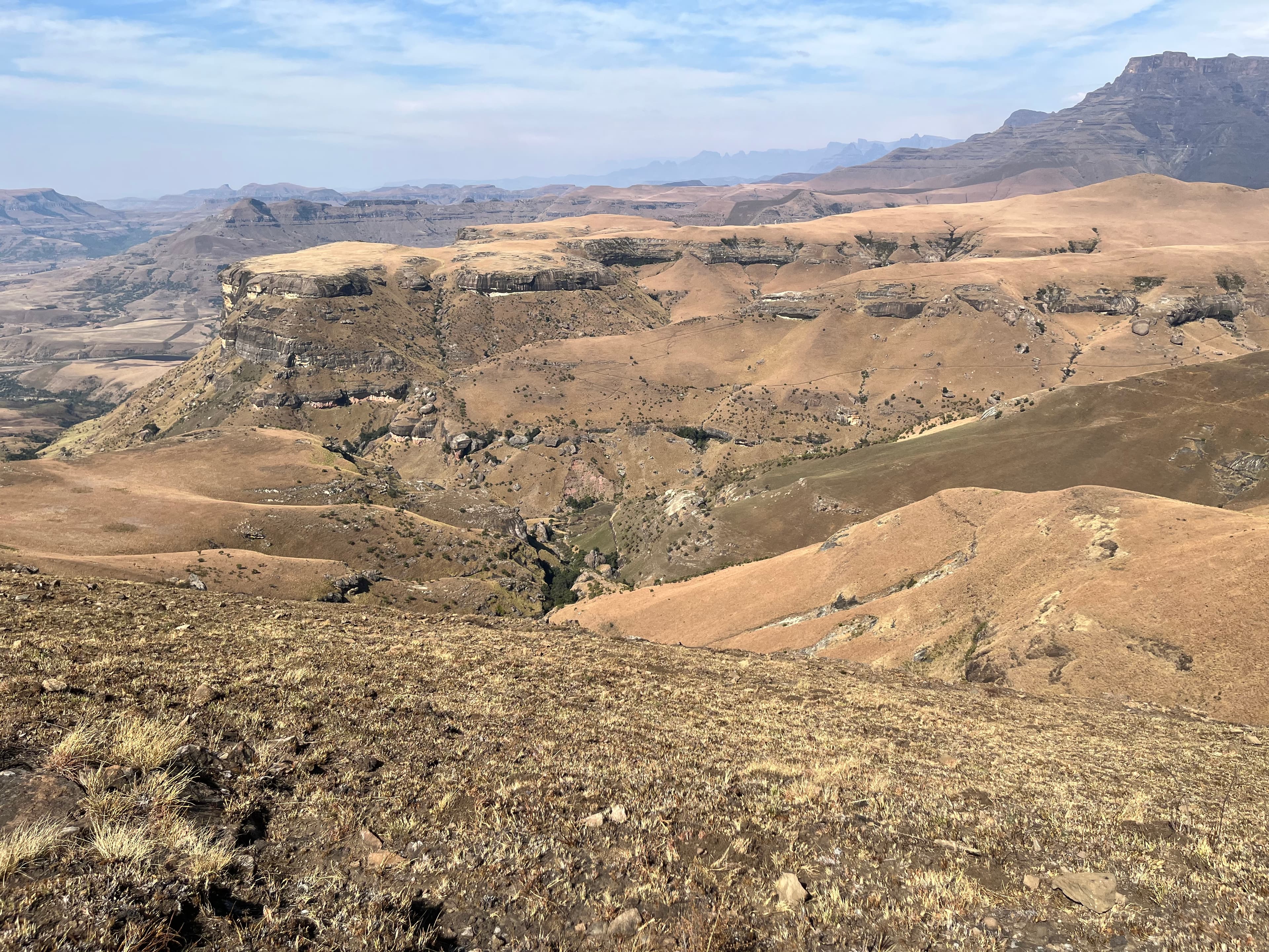 View from the top of the crack
