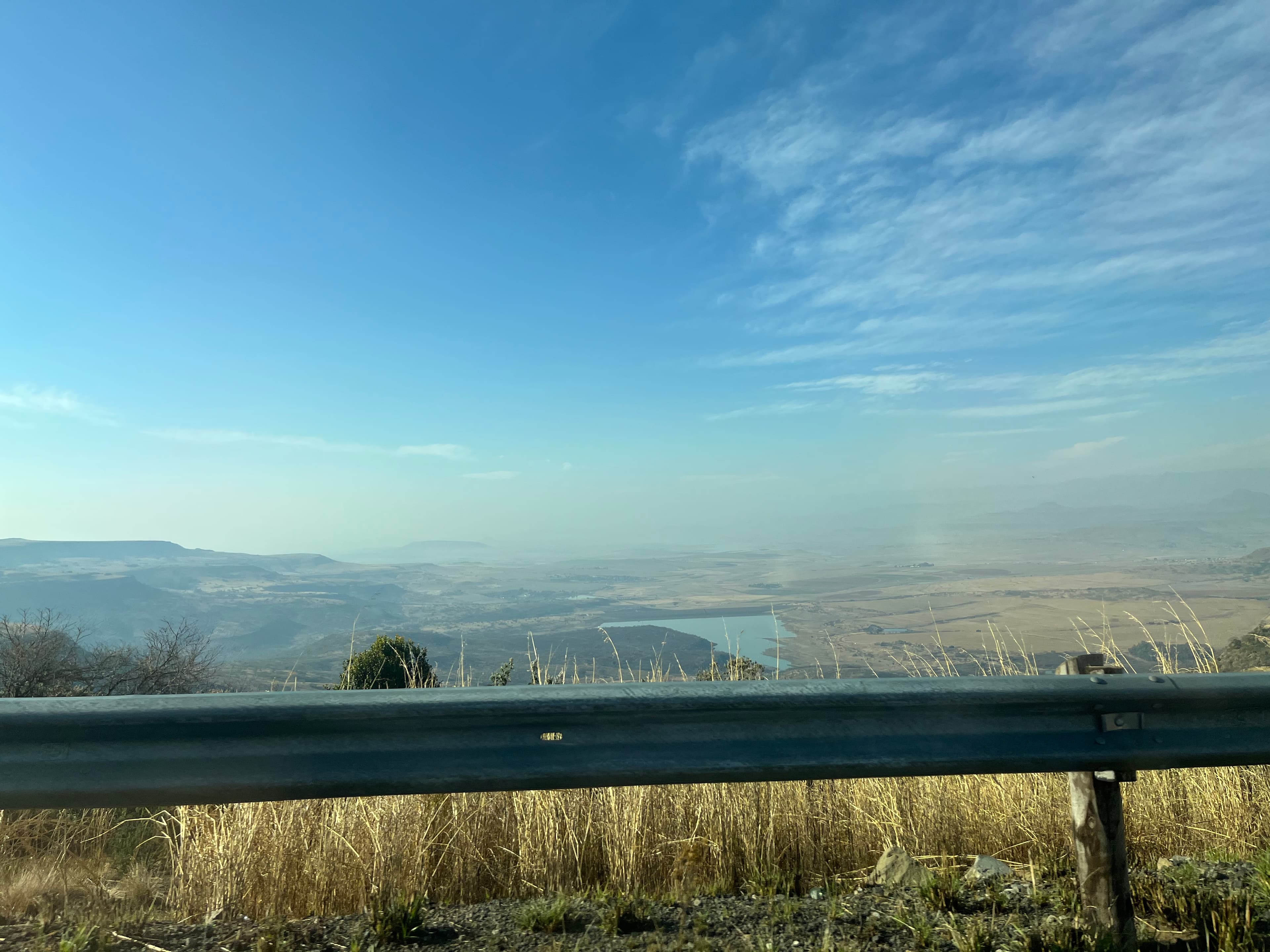 The mountains begin