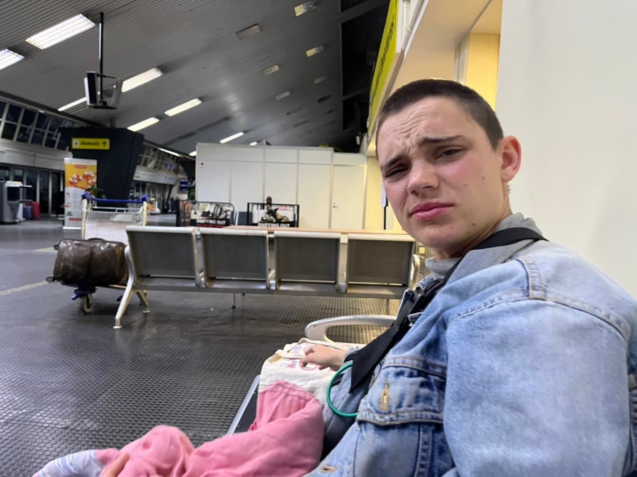 Jordan’s tired eyes