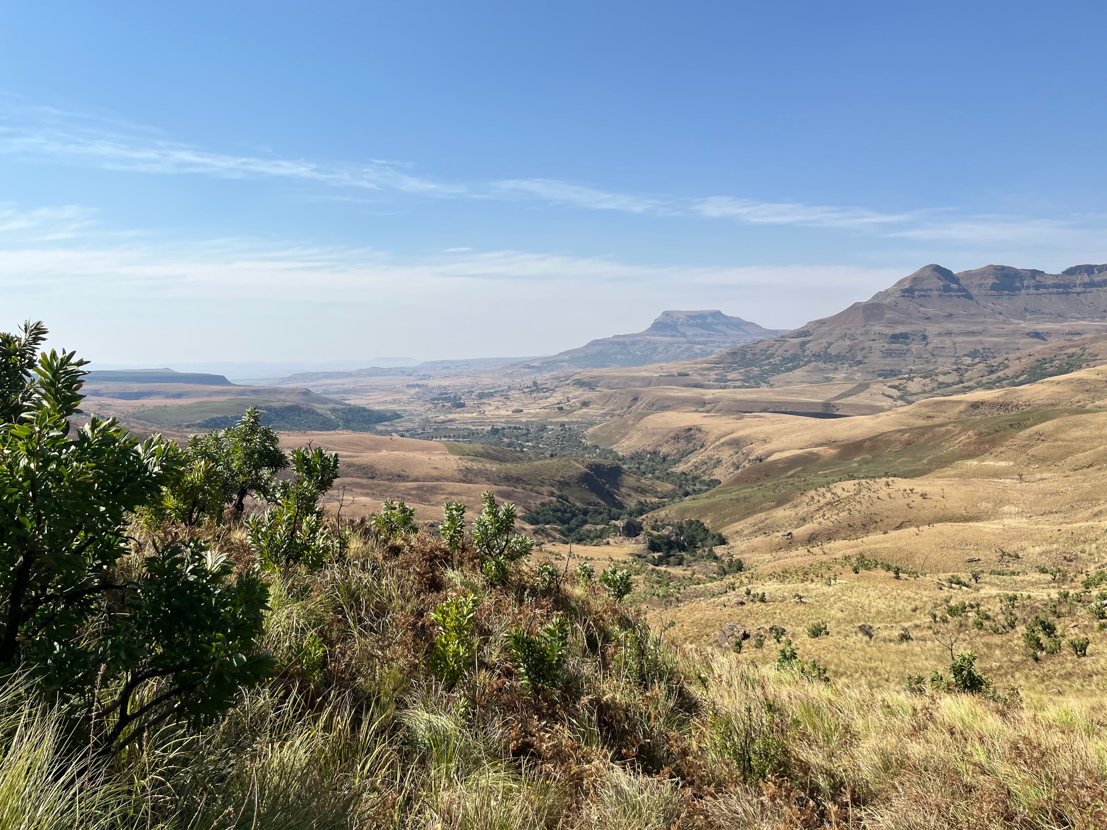 With every 100m climbed we’re rewarded with a new perspective of the area