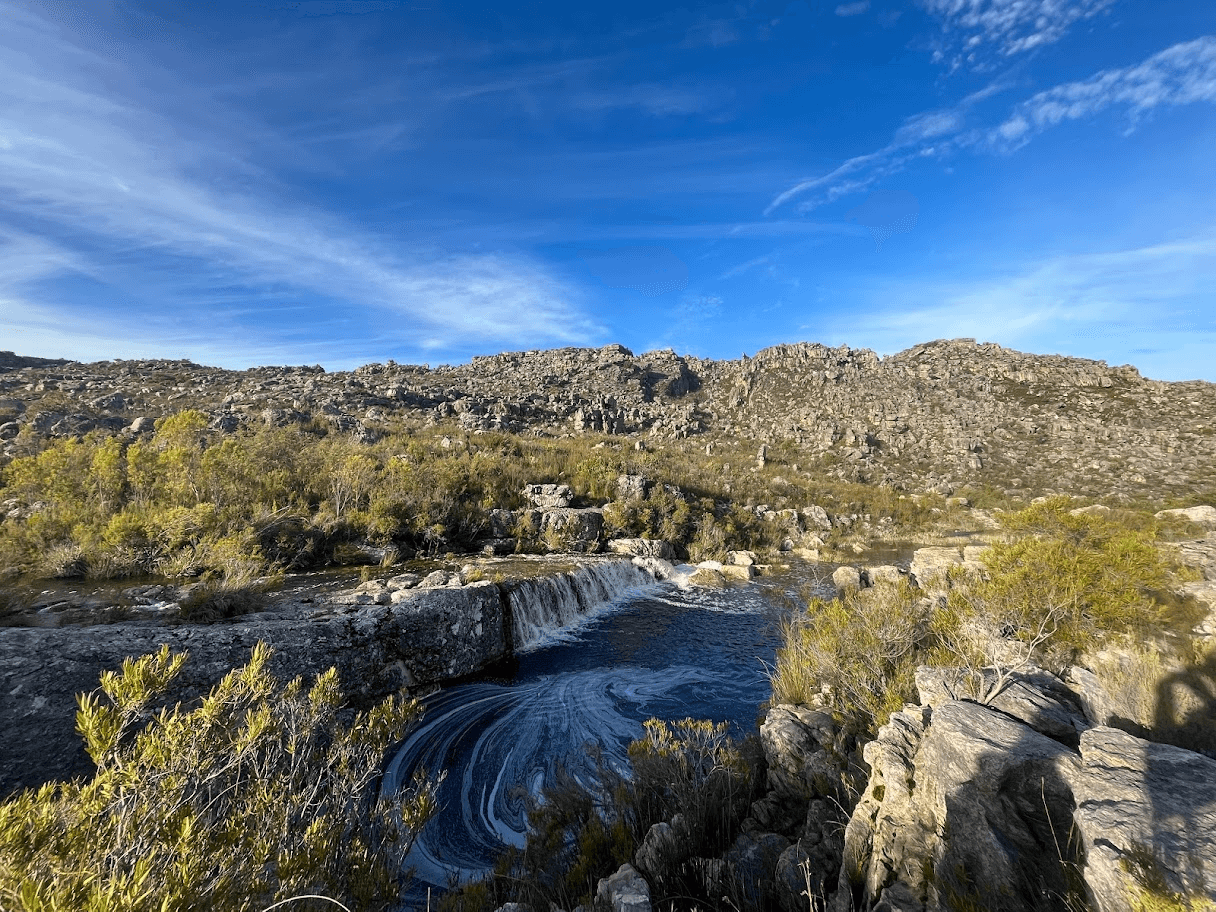 The trail followed the Groot Kliphuis river.