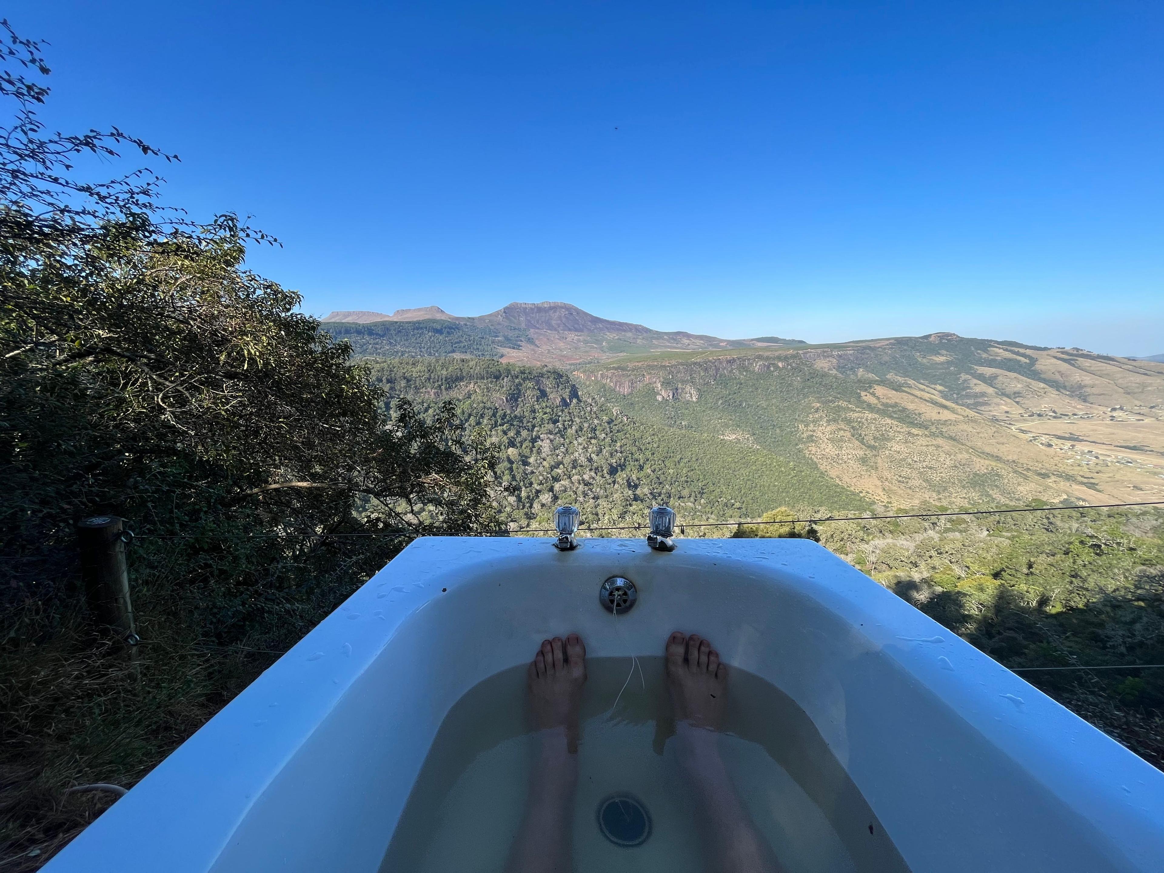 Went to Hogsback - took a bath