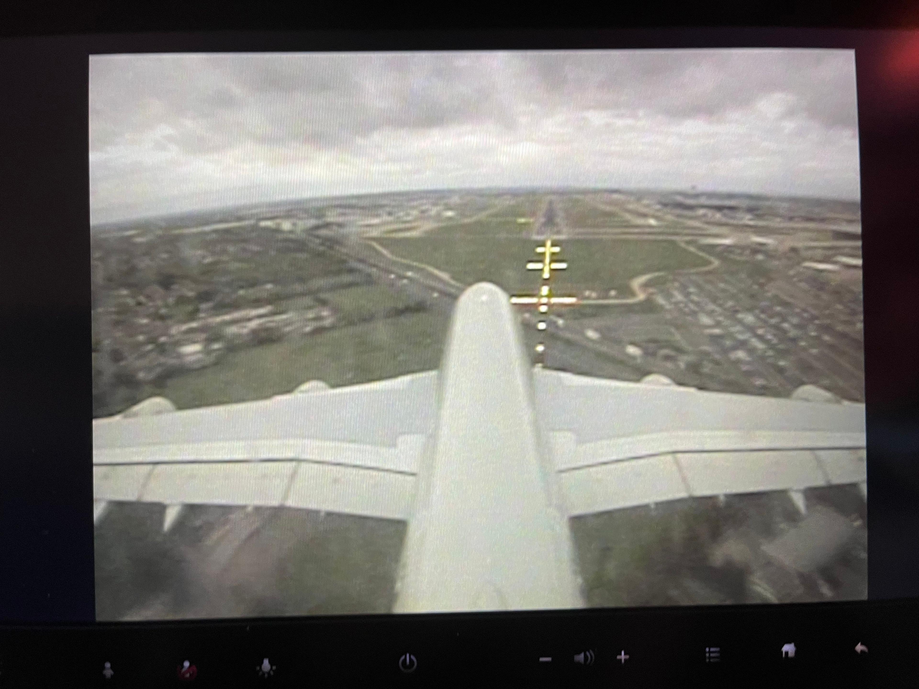 Landing in London